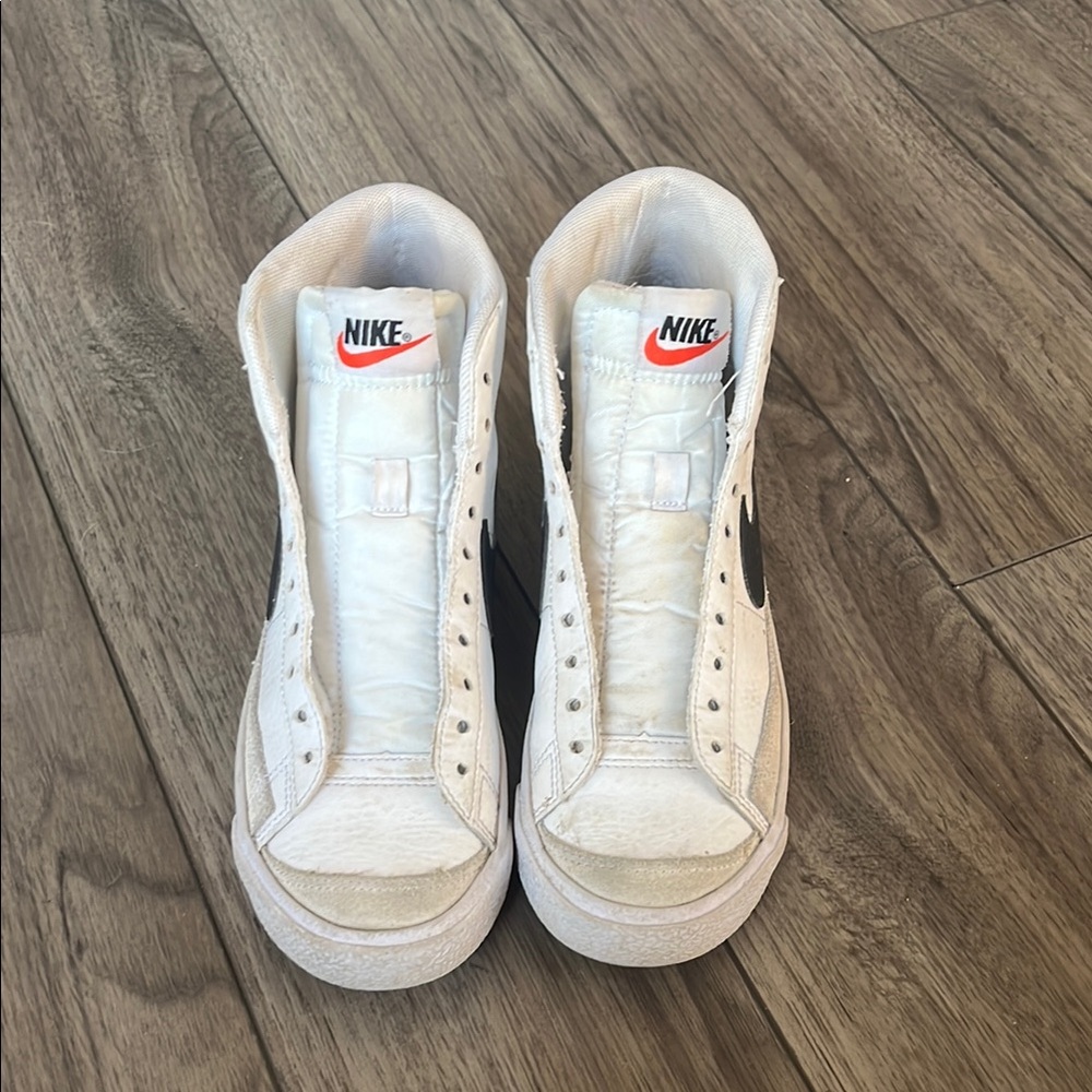 Nike White High-Top Sneakers